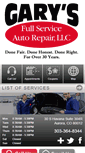 Mobile Screenshot of garysfullservice.com